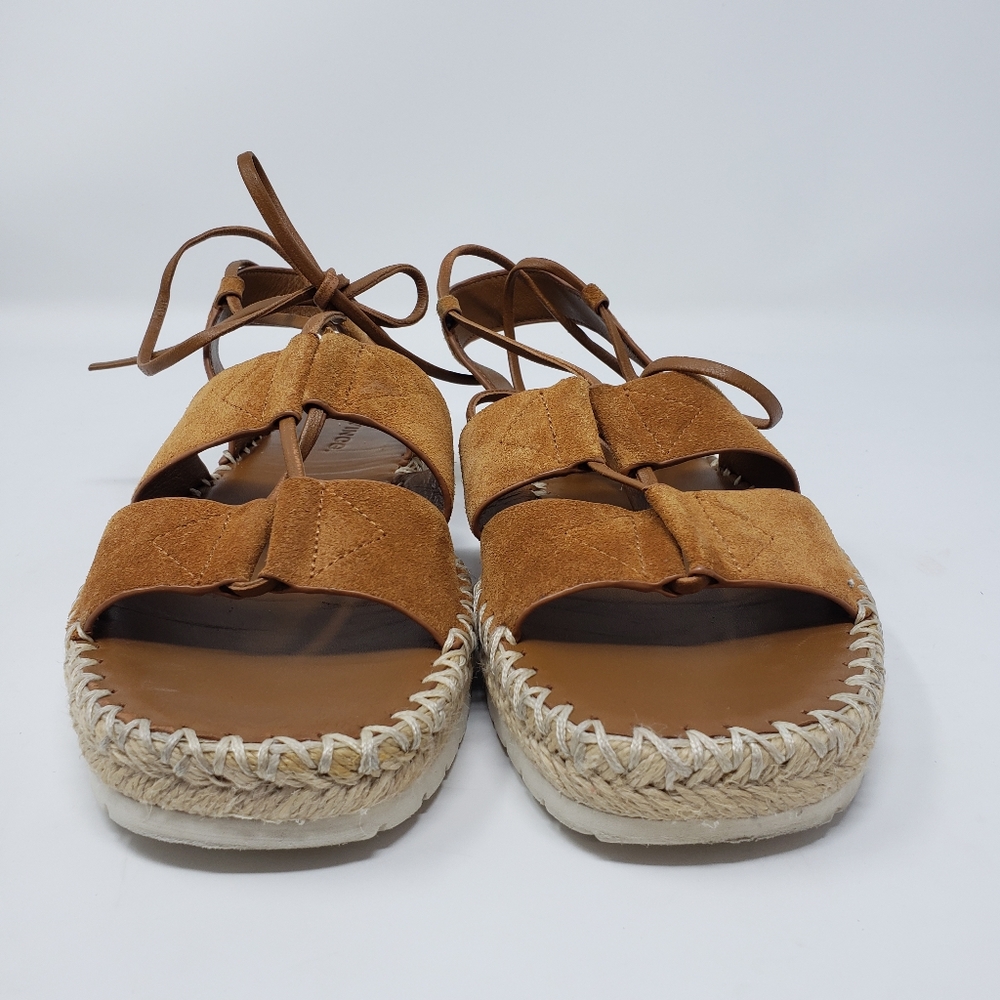 VINCE Tibor Espedrille Wrap sandals Size 8.5 - Picture 8 of 11